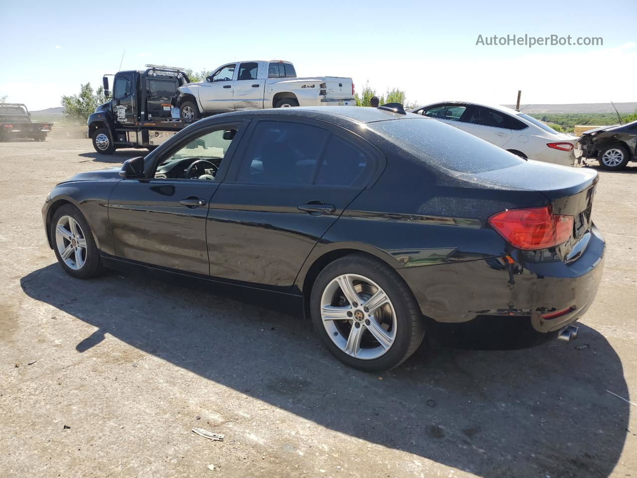 2015 Bmw 328 I Sulev Черный vin: WBA3C1C54FP852608