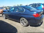 2015 Bmw 328i Dark Blue vin: WBA3C1C54FP853872