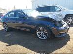 2015 Bmw 328i Dark Blue vin: WBA3C1C54FP853872