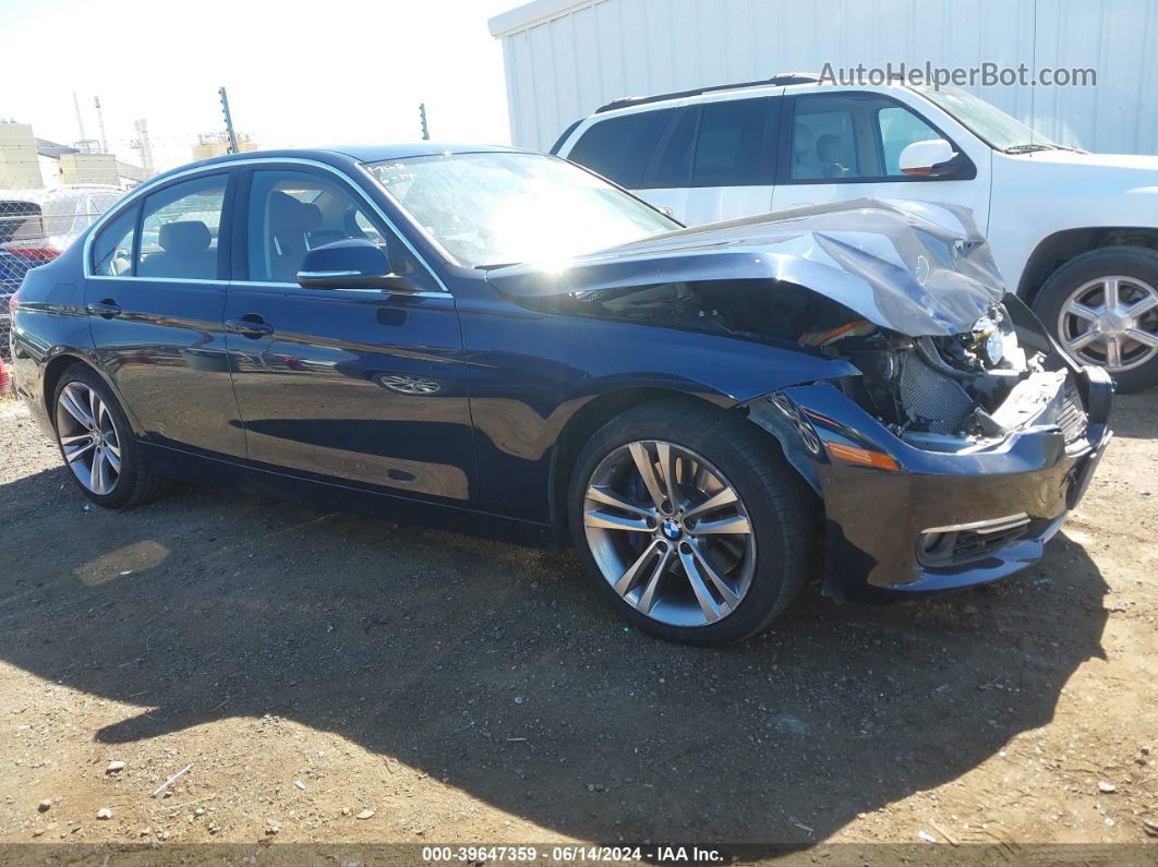 2015 Bmw 328i   Dark Blue vin: WBA3C1C54FP853872