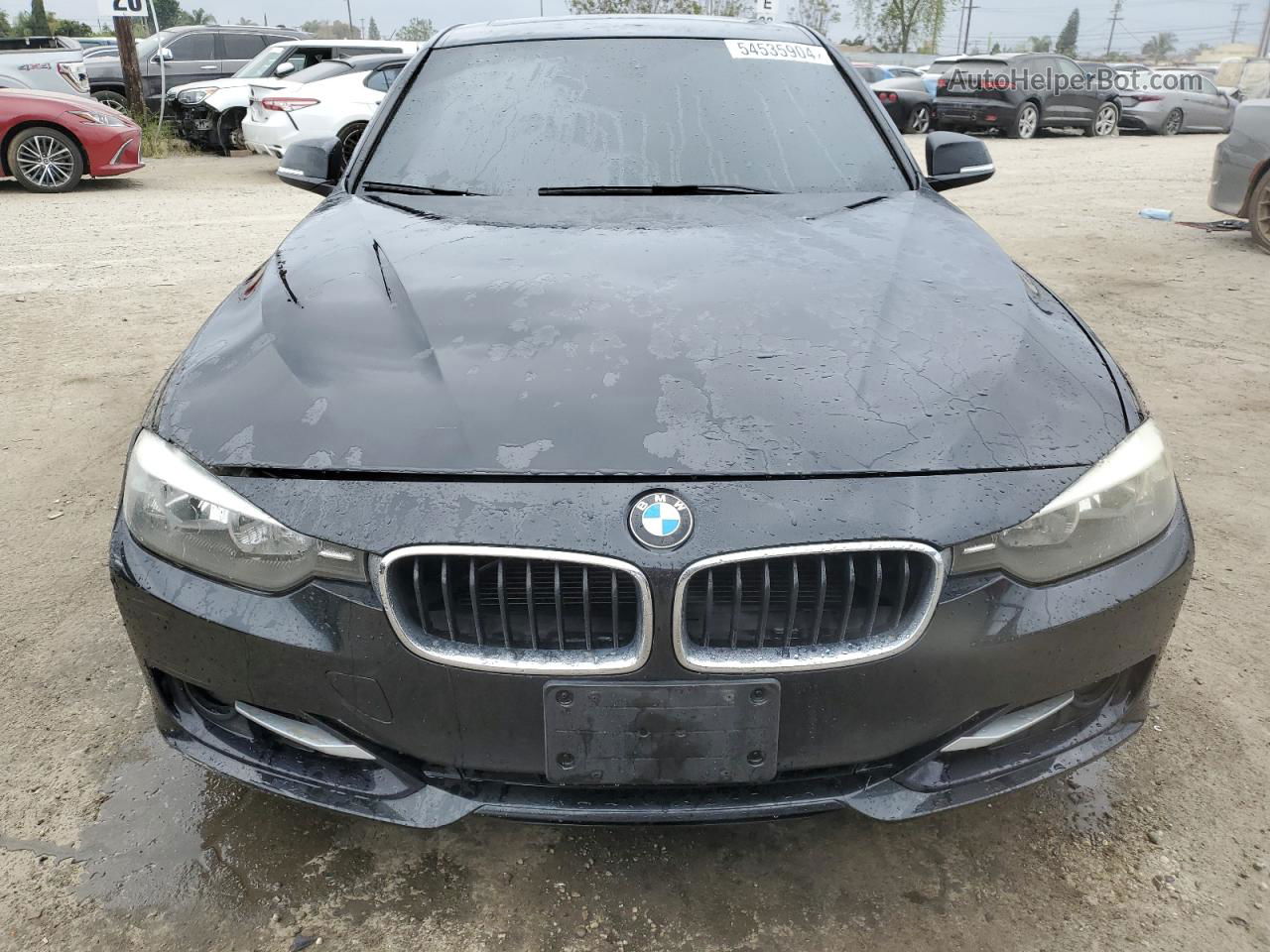 2012 Bmw 328 I Sulev Черный vin: WBA3C1C55CF430008