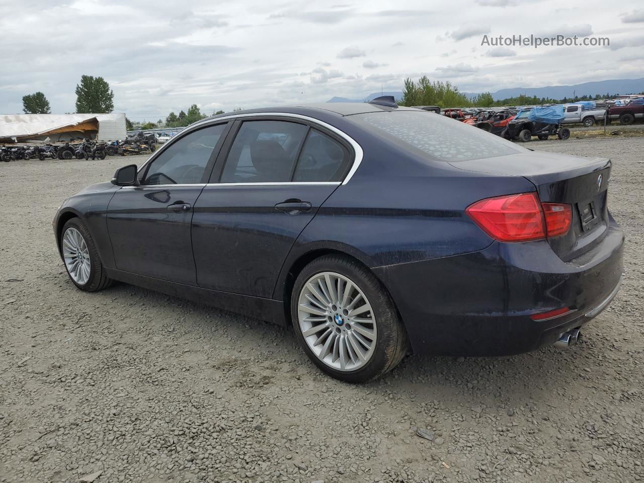 2012 Bmw 328 I Sulev Blue vin: WBA3C1C55CF431031