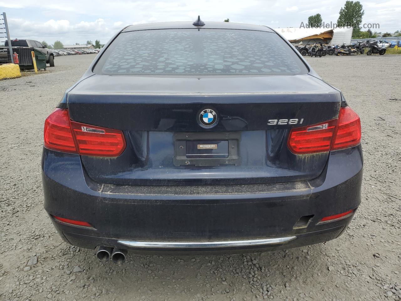 2012 Bmw 328 I Sulev Blue vin: WBA3C1C55CF431031