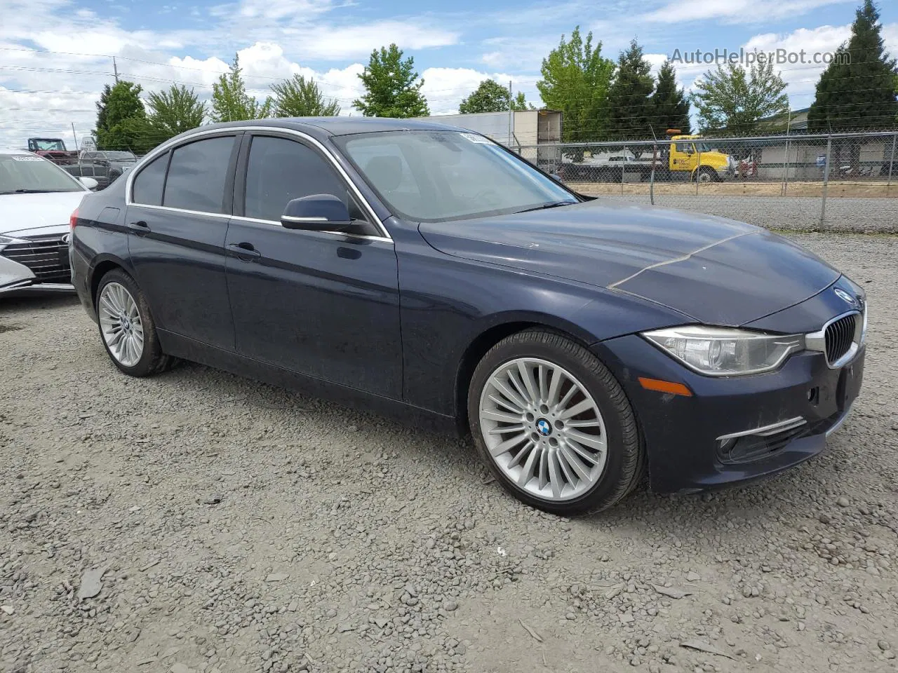 2012 Bmw 328 I Sulev Blue vin: WBA3C1C55CF431031