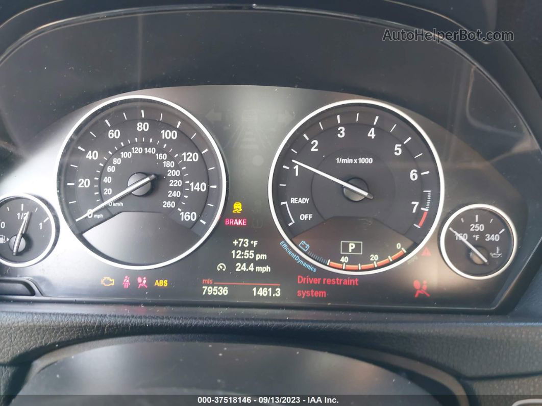 2012 Bmw 328i Черный vin: WBA3C1C55CF431658