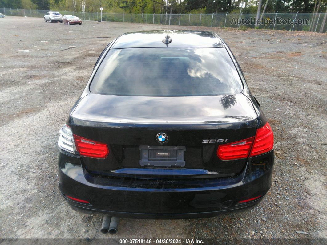 2012 Bmw 328i Black vin: WBA3C1C55CF431658