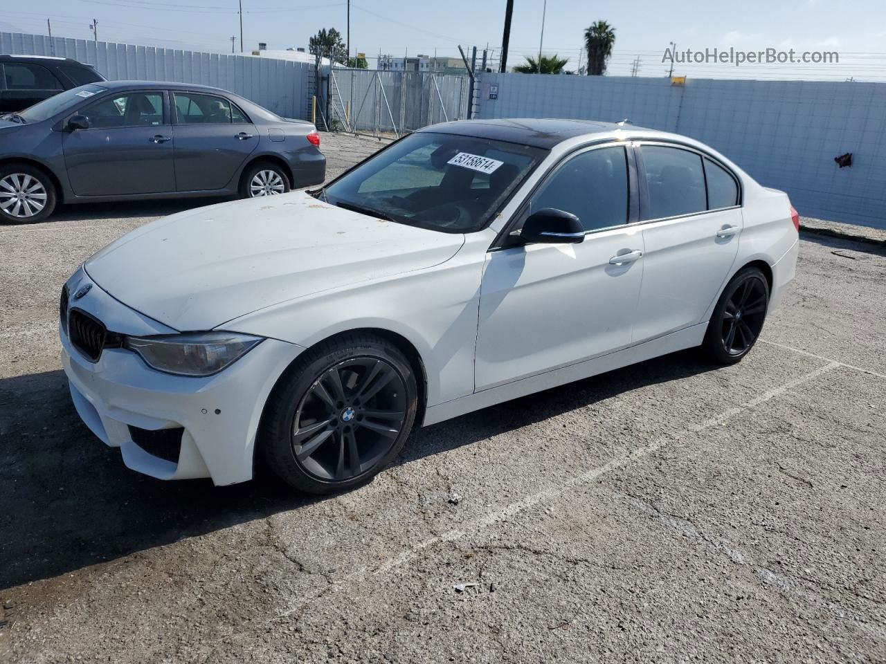 2012 Bmw 328 I Sulev White vin: WBA3C1C55CF431885