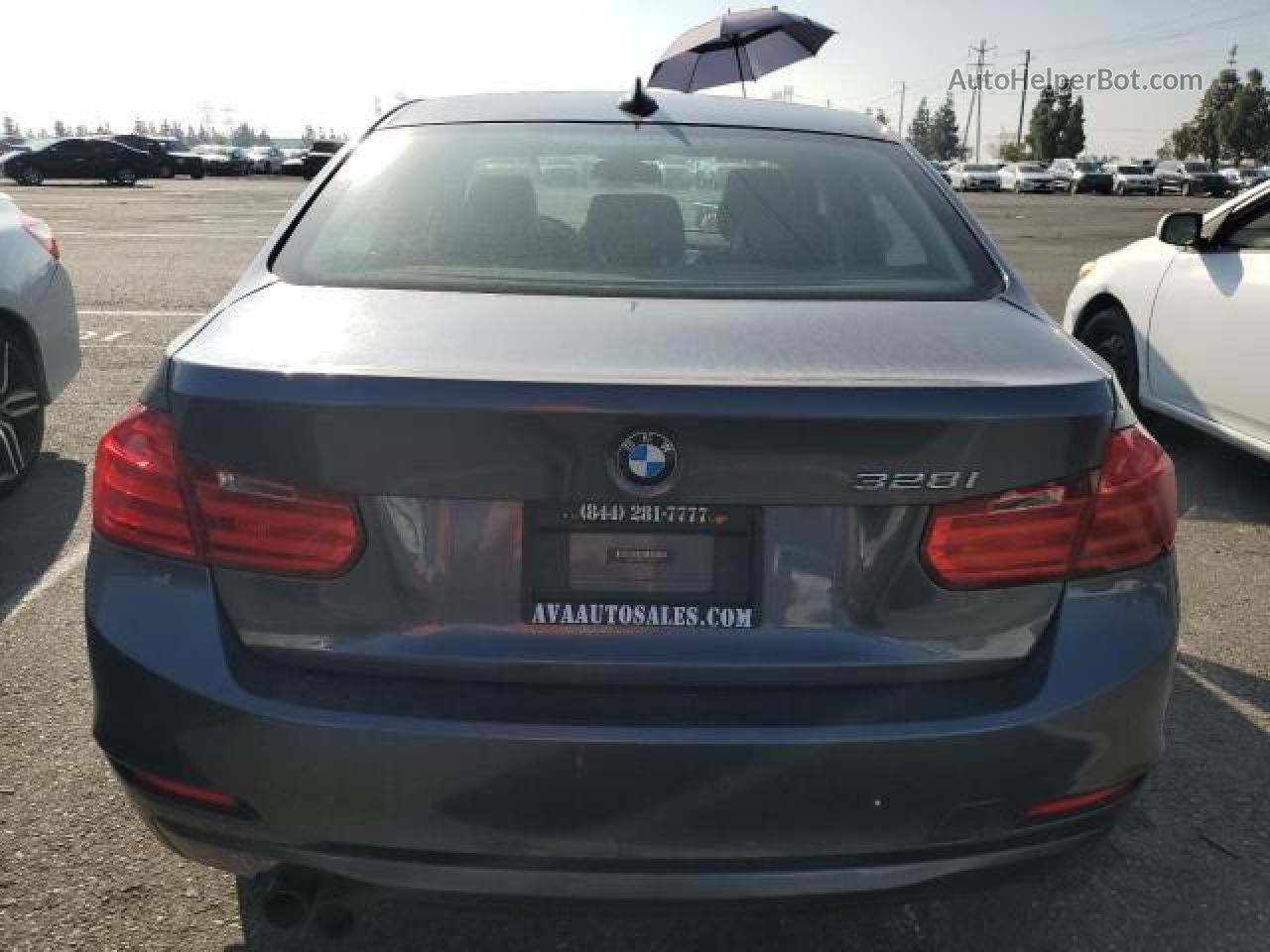 2012 Bmw 328 I Sulev Gray vin: WBA3C1C55CF432194