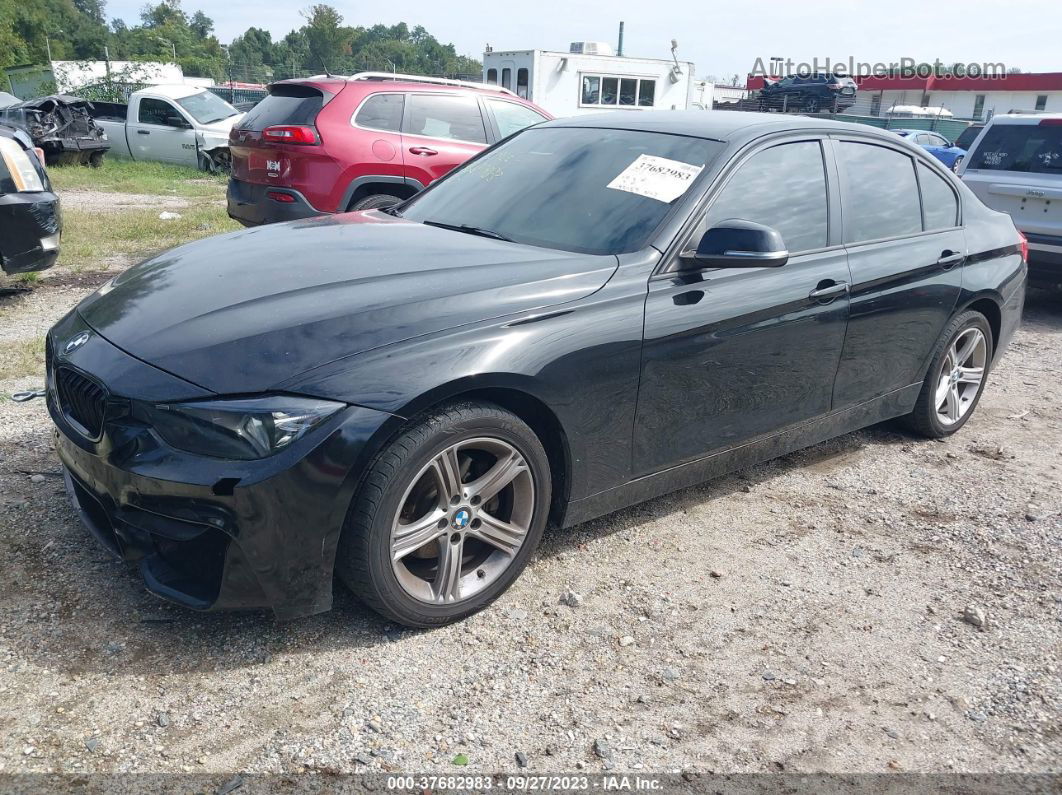 2012 Bmw 3 Series 328i Black vin: WBA3C1C55CF432244