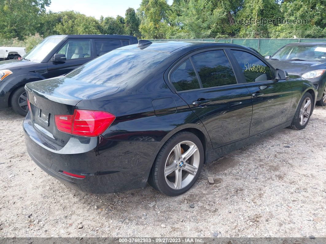 2012 Bmw 3 Series 328i Black vin: WBA3C1C55CF432244