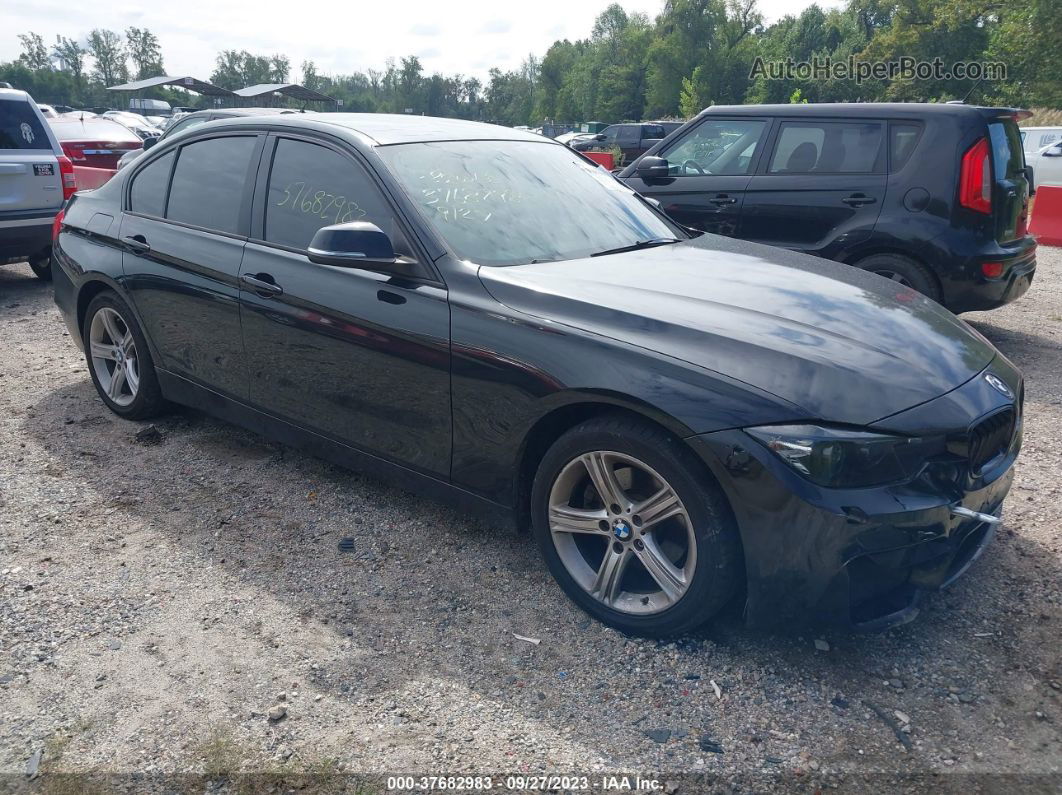 2012 Bmw 3 Series 328i Black vin: WBA3C1C55CF432244