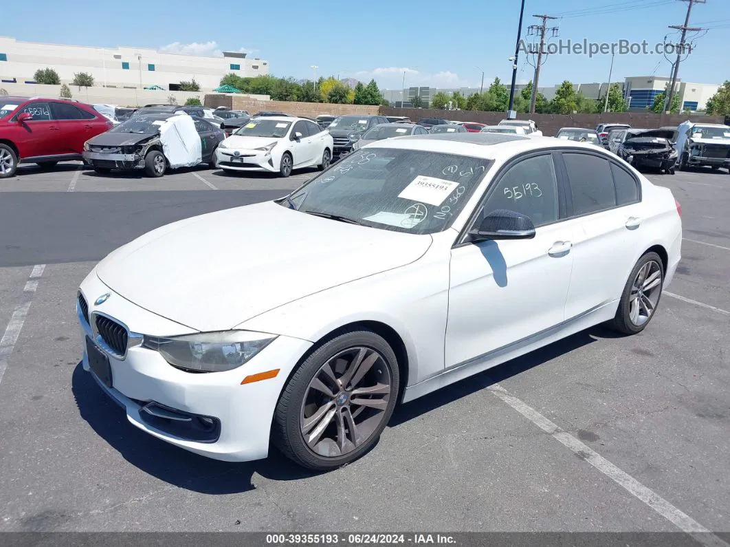 2012 Bmw 328i   White vin: WBA3C1C55CF434429