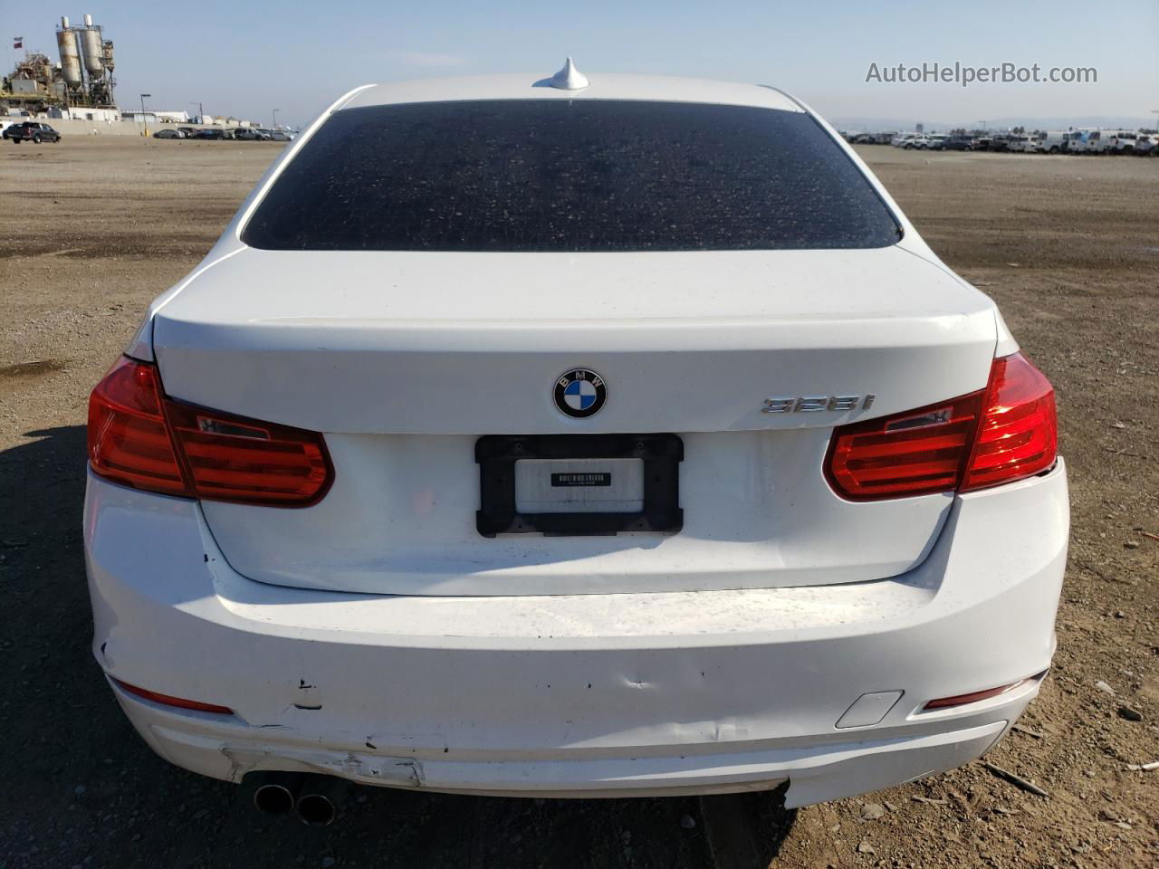 2013 Bmw 328 I Sulev White vin: WBA3C1C55DF435548