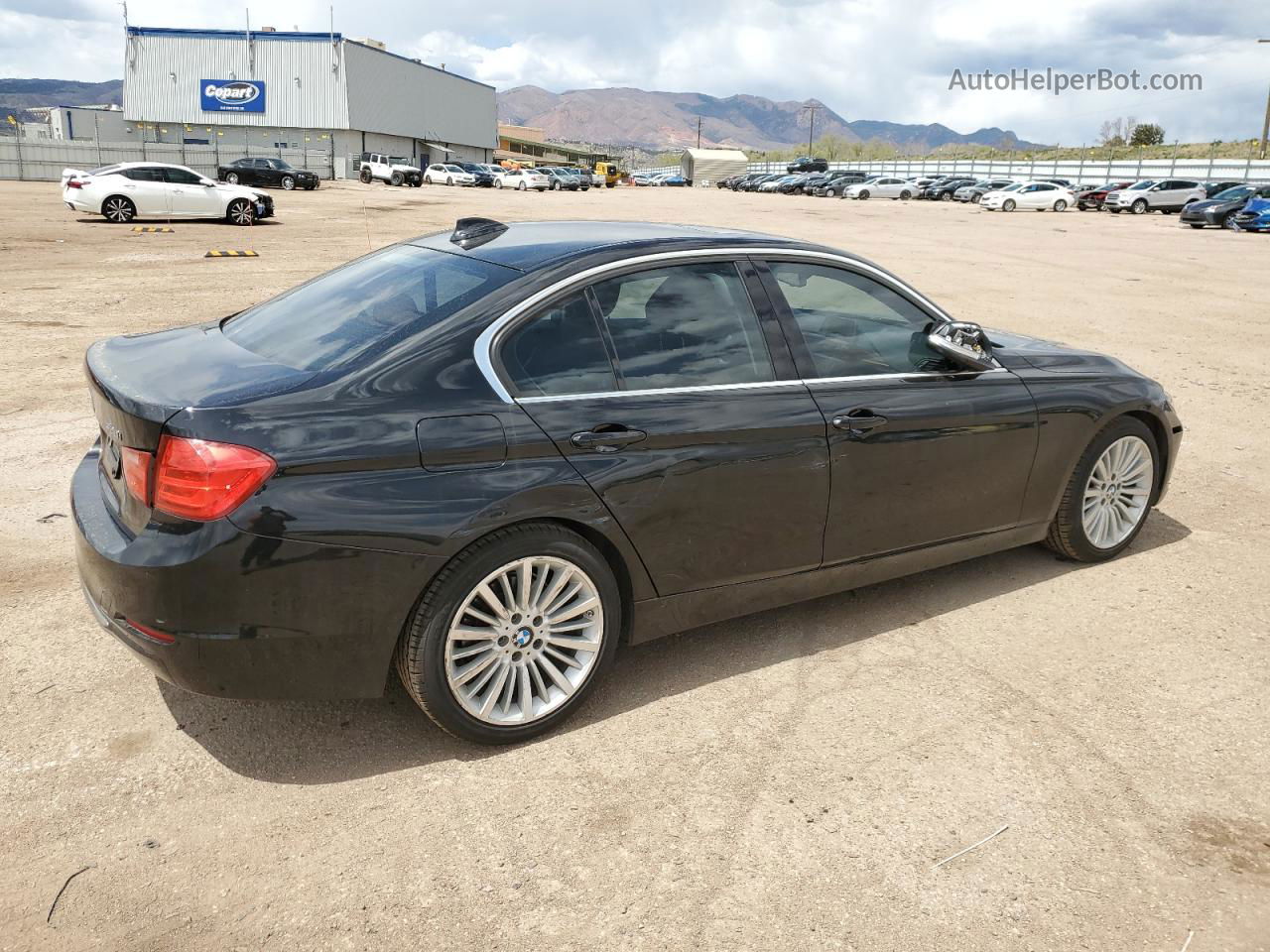 2013 Bmw 328 I Sulev Черный vin: WBA3C1C55DK104671