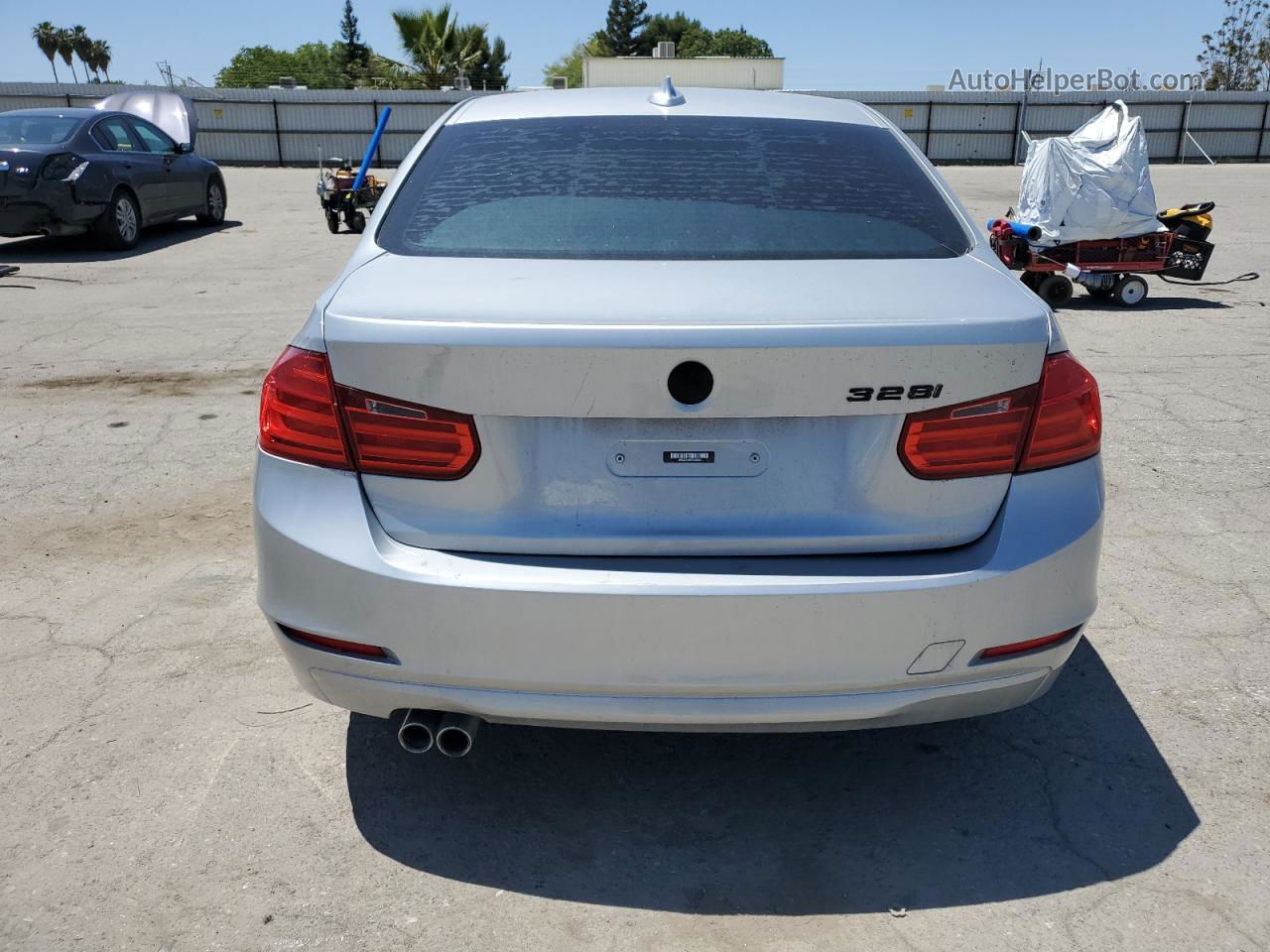 2014 Bmw 328 I Sulev Silver vin: WBA3C1C55EK109662