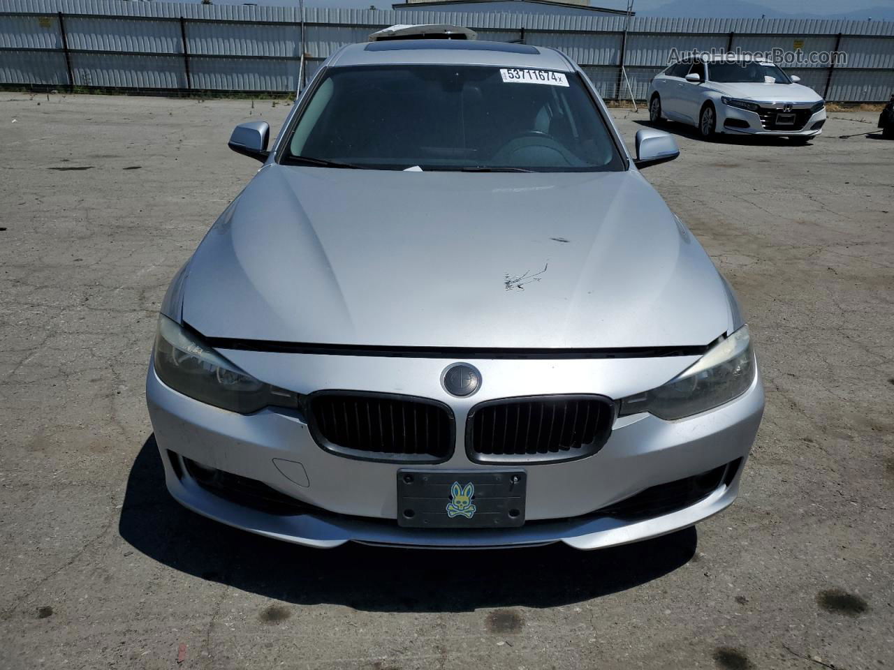 2014 Bmw 328 I Sulev Silver vin: WBA3C1C55EK109662