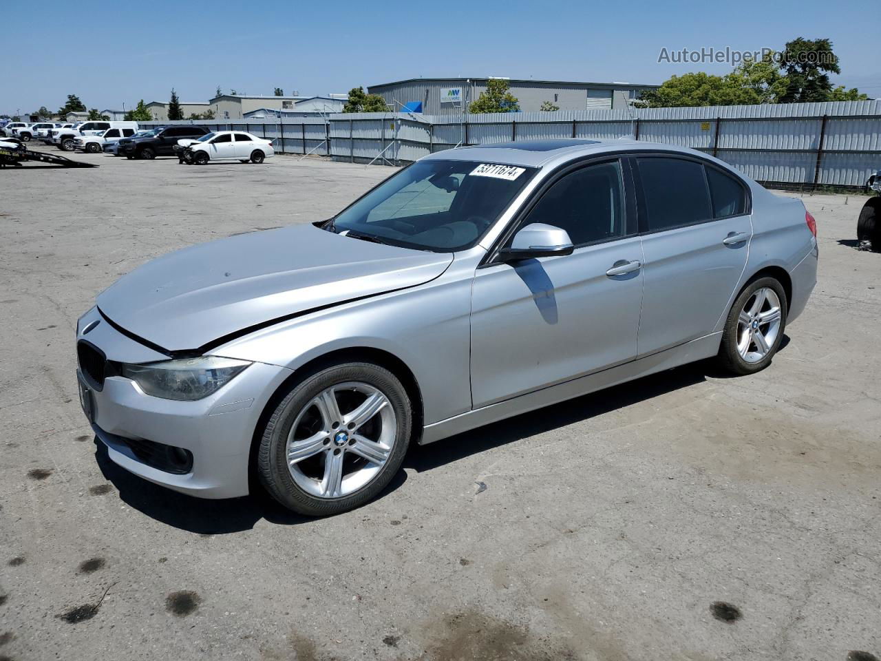 2014 Bmw 328 I Sulev Серебряный vin: WBA3C1C55EK109662