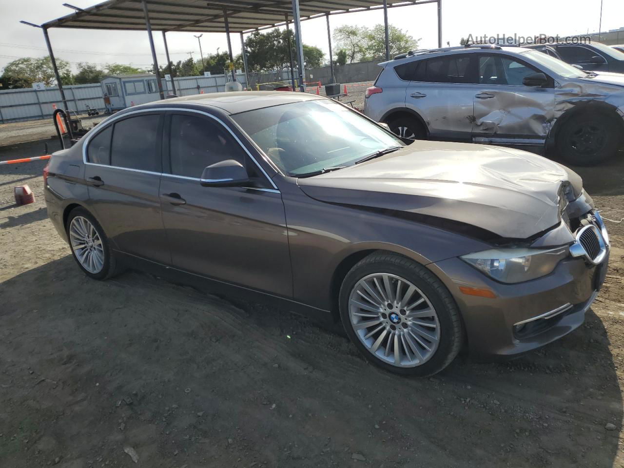 2014 Bmw 328 I Sulev Brown vin: WBA3C1C55EK114120