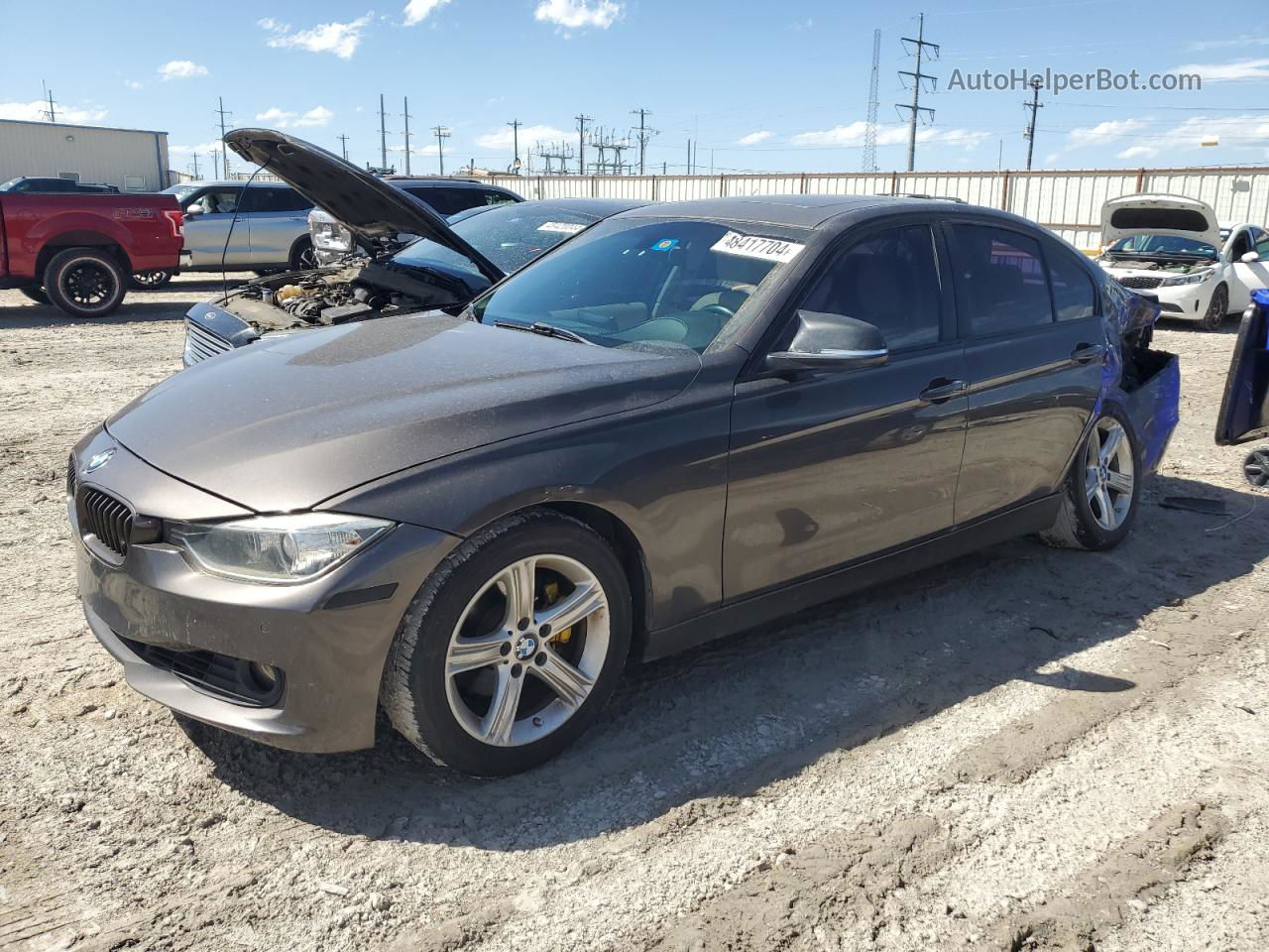 2015 Bmw 328 I Sulev Gray vin: WBA3C1C55FK122185