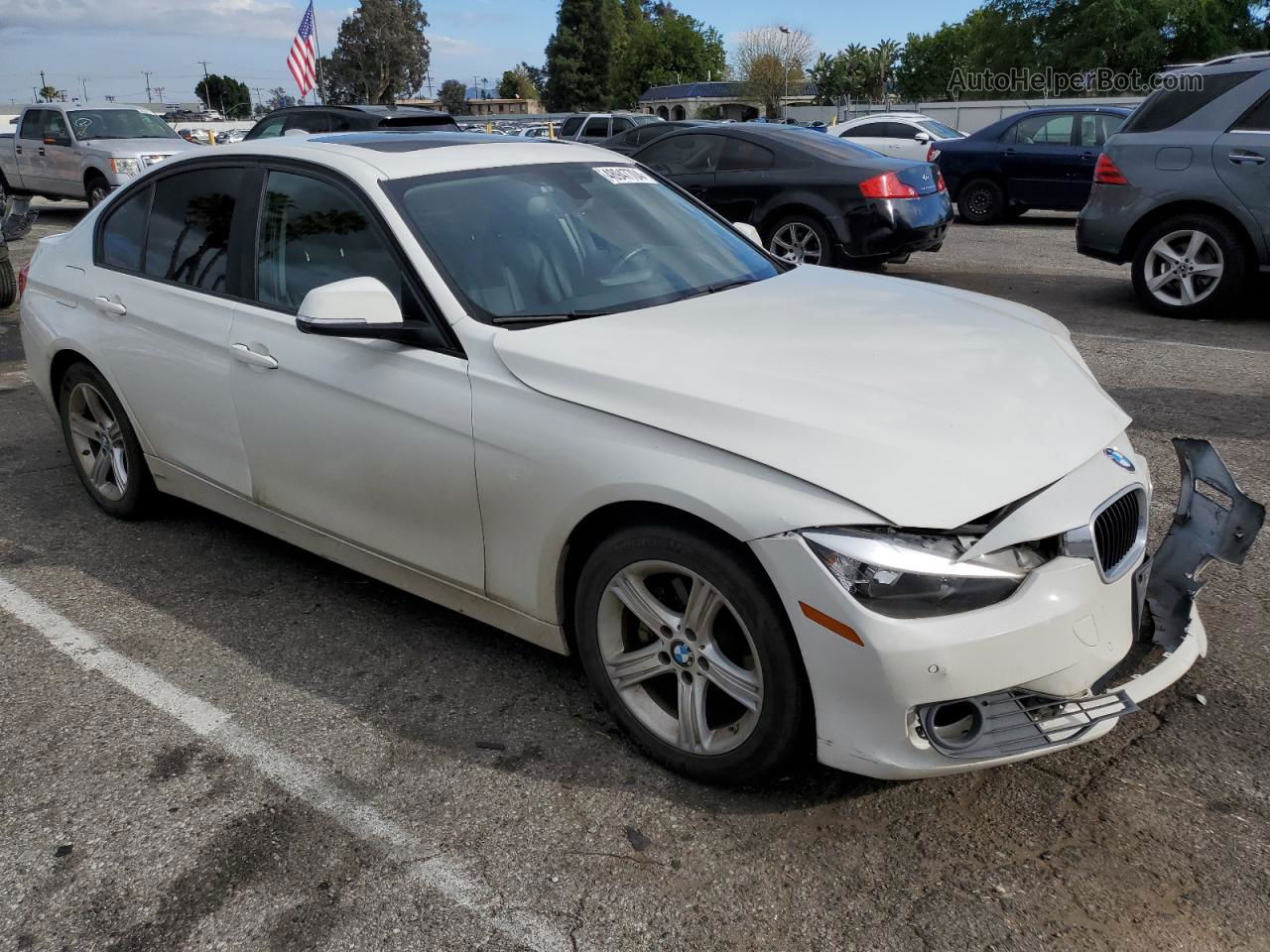 2015 Bmw 328 I Sulev White vin: WBA3C1C55FK123627