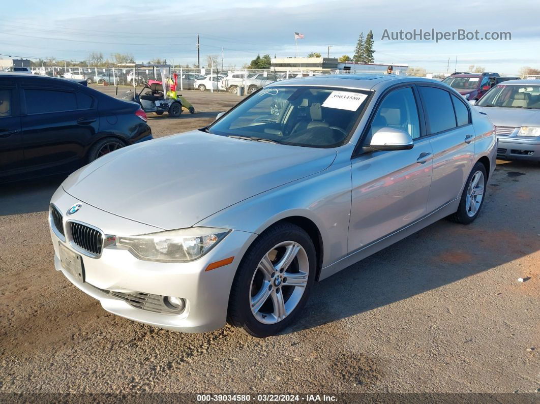 2015 Bmw 328i   Silver vin: WBA3C1C55FP853265