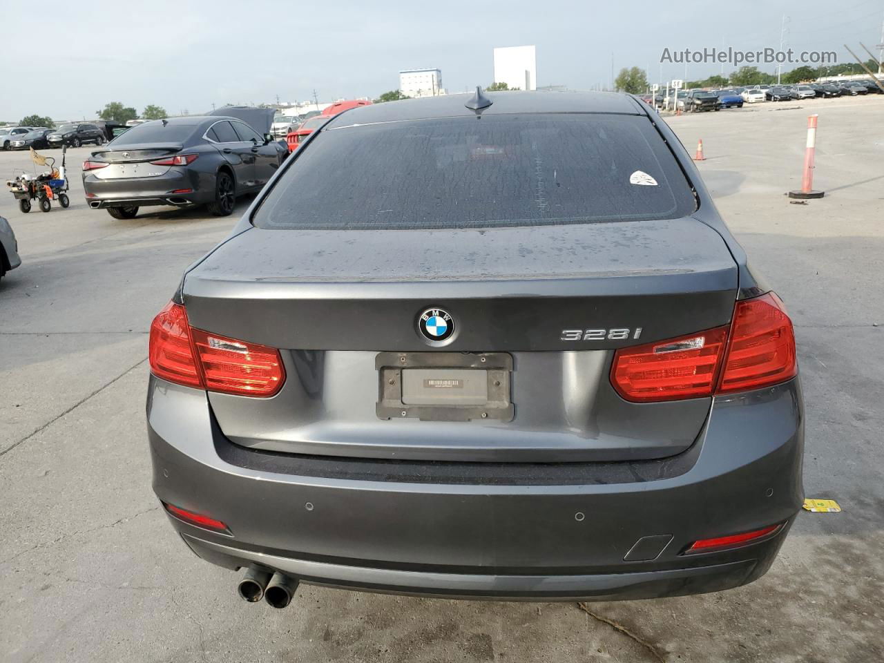 2015 Bmw 328 I Sulev Gray vin: WBA3C1C55FP854092