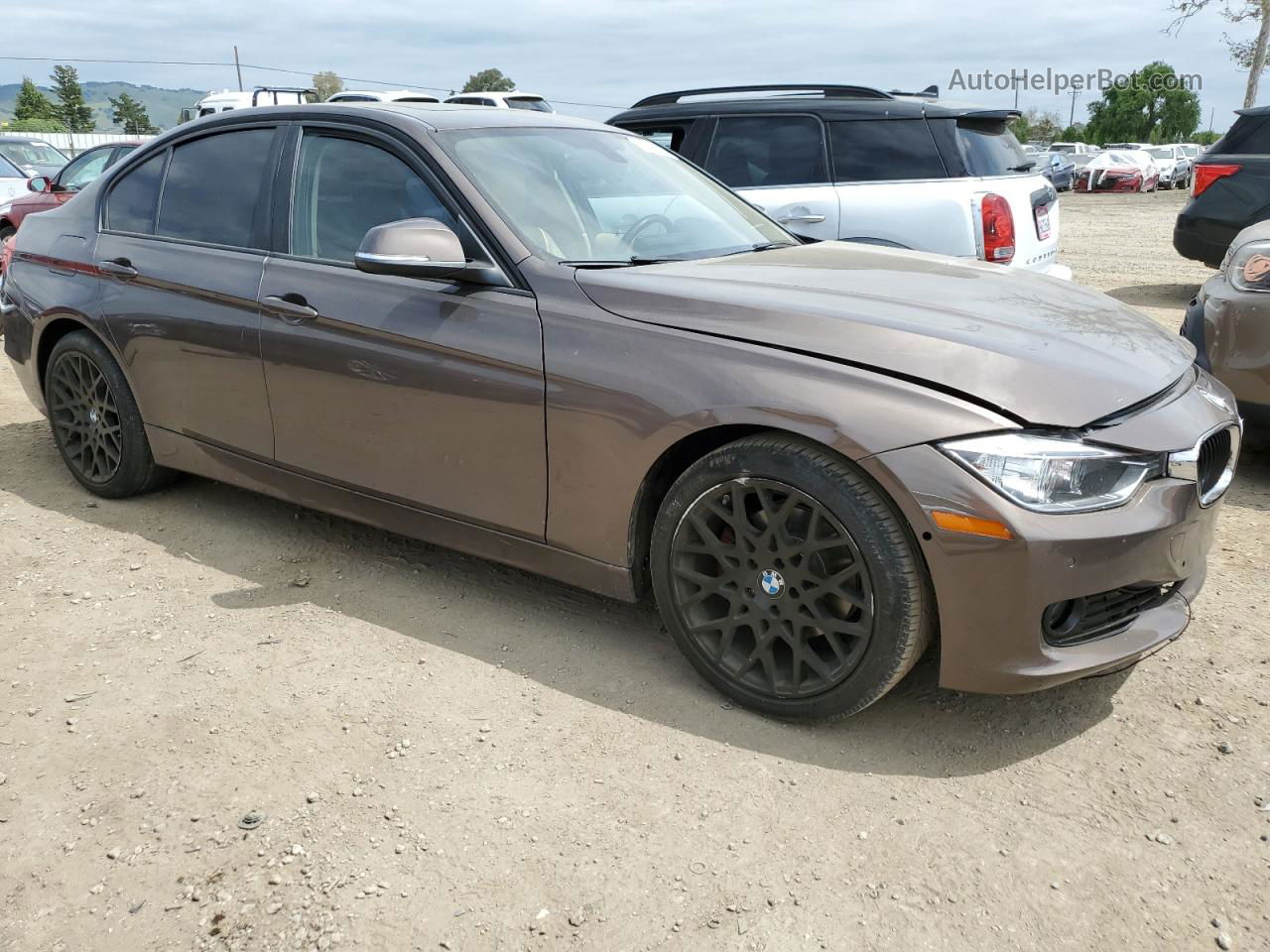 2012 Bmw 328 I Sulev Brown vin: WBA3C1C56CF433208