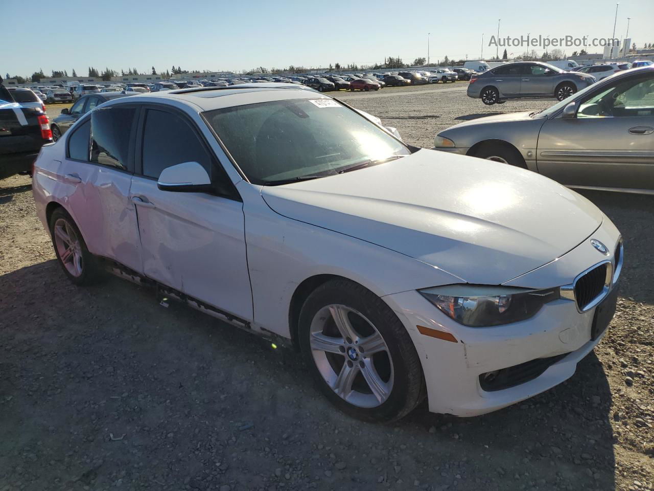 2012 Bmw 328 I Sulev White vin: WBA3C1C56CF433550