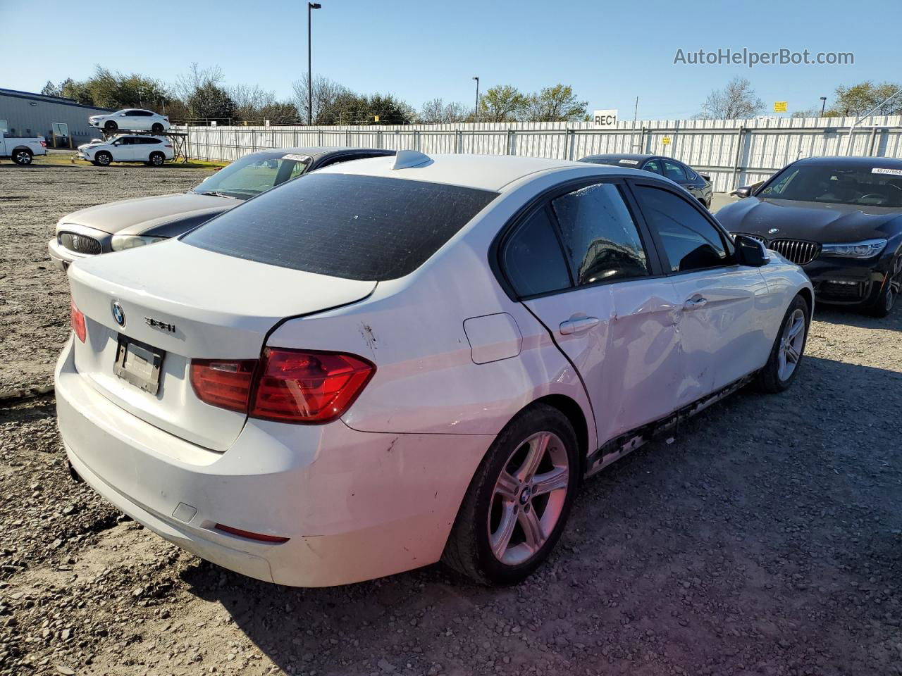 2012 Bmw 328 I Sulev White vin: WBA3C1C56CF433550