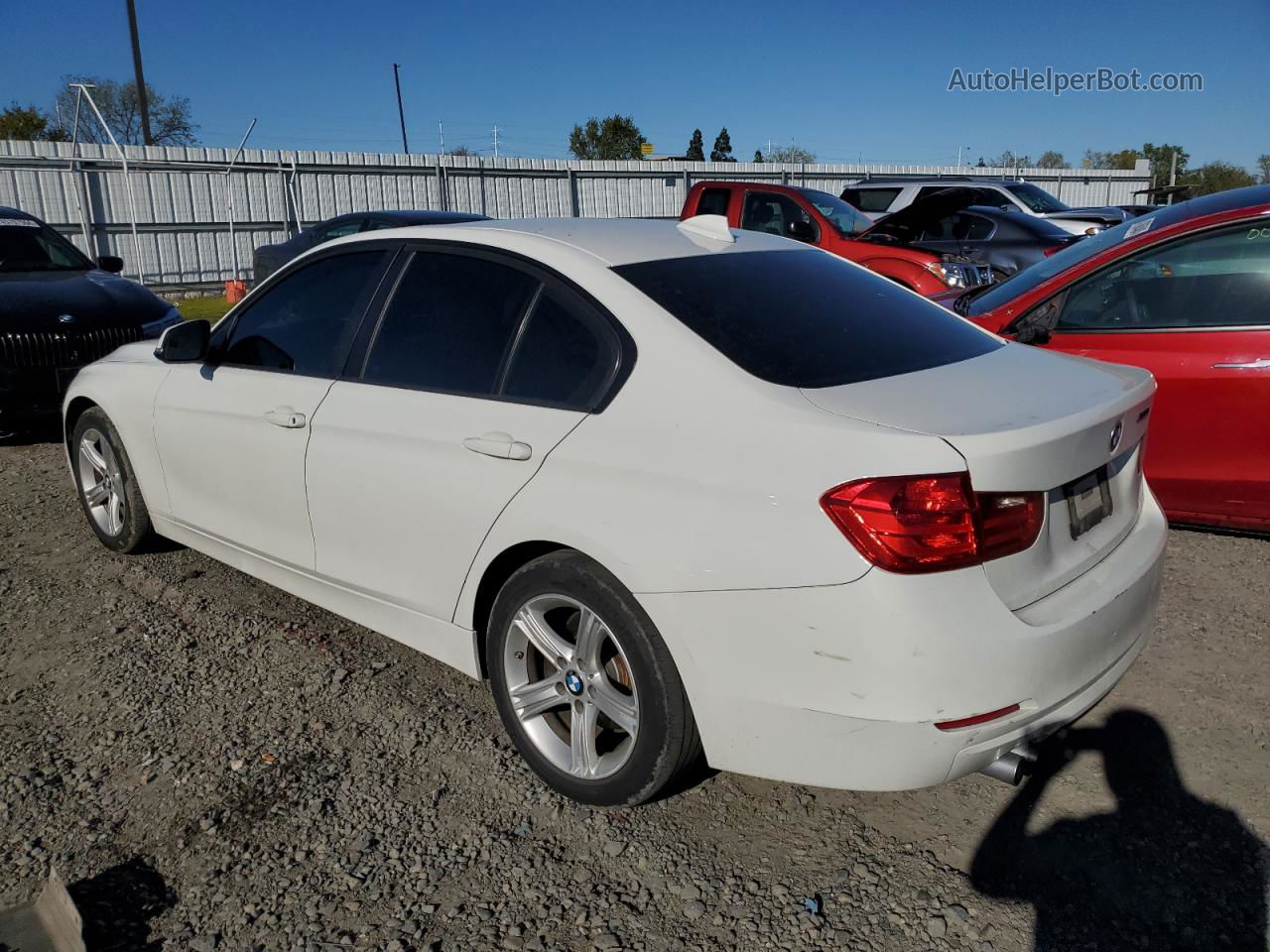 2012 Bmw 328 I Sulev Белый vin: WBA3C1C56CF433550