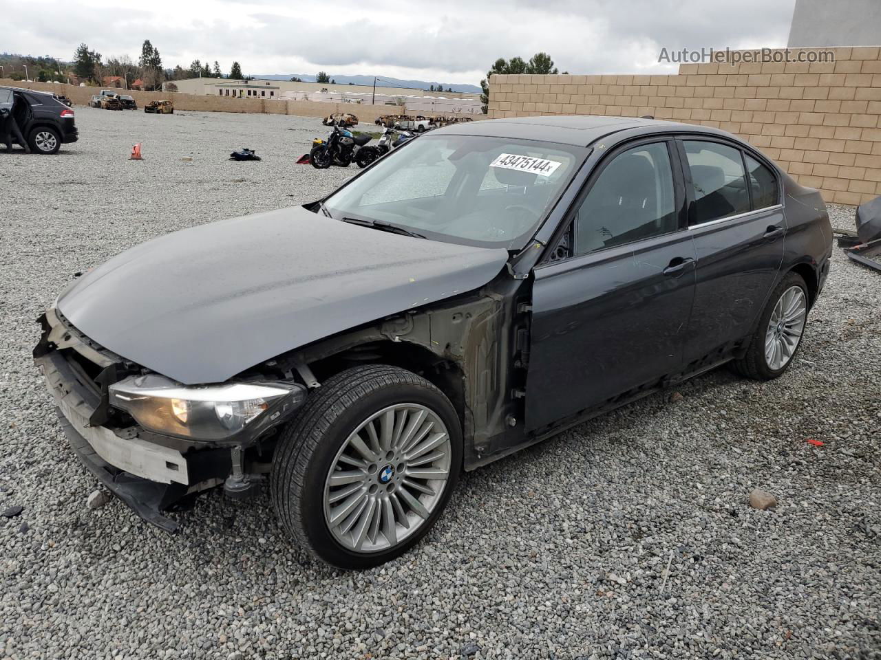 2013 Bmw 328 I Sulev Charcoal vin: WBA3C1C56DF437440