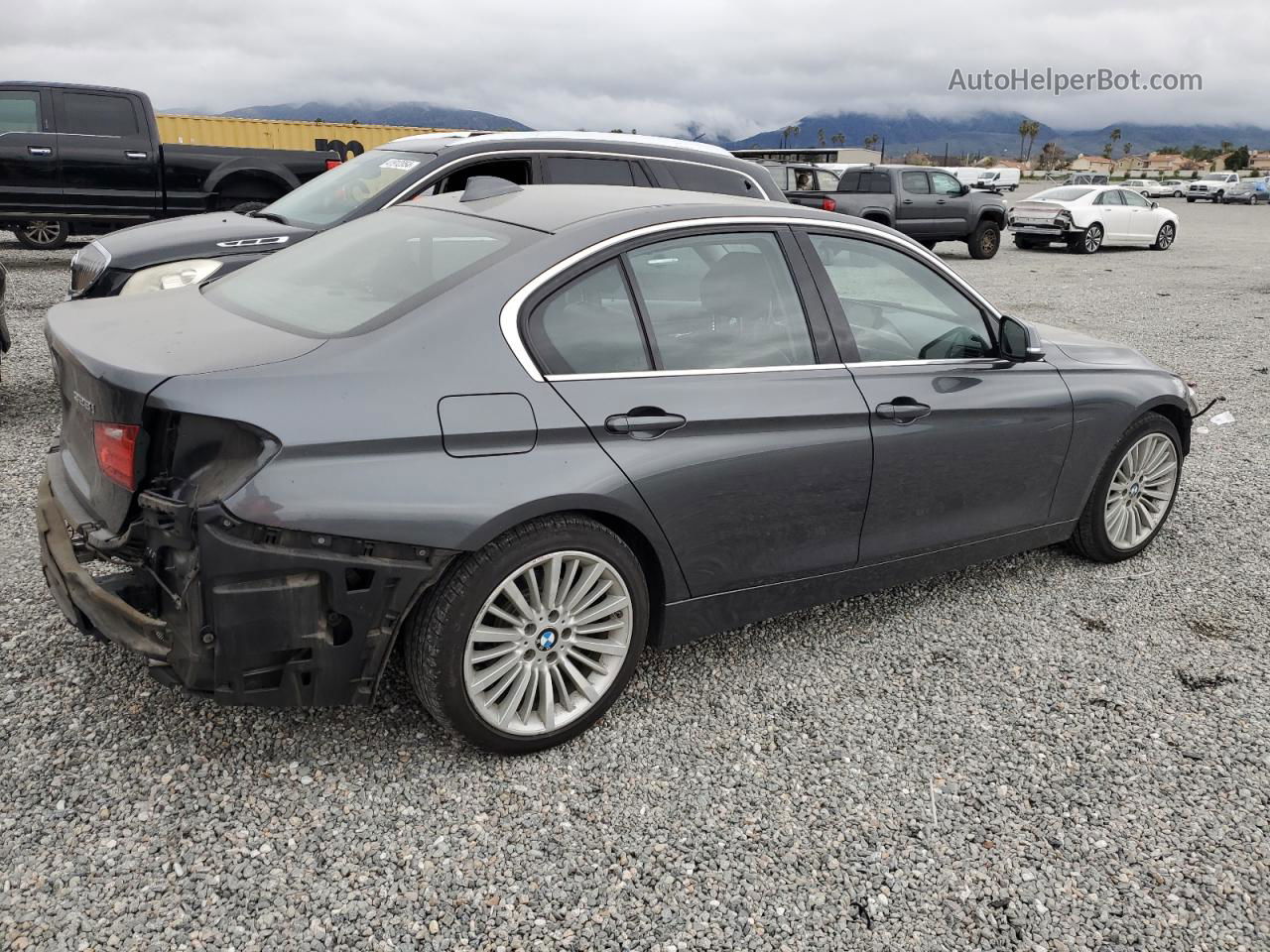 2013 Bmw 328 I Sulev Charcoal vin: WBA3C1C56DF437440