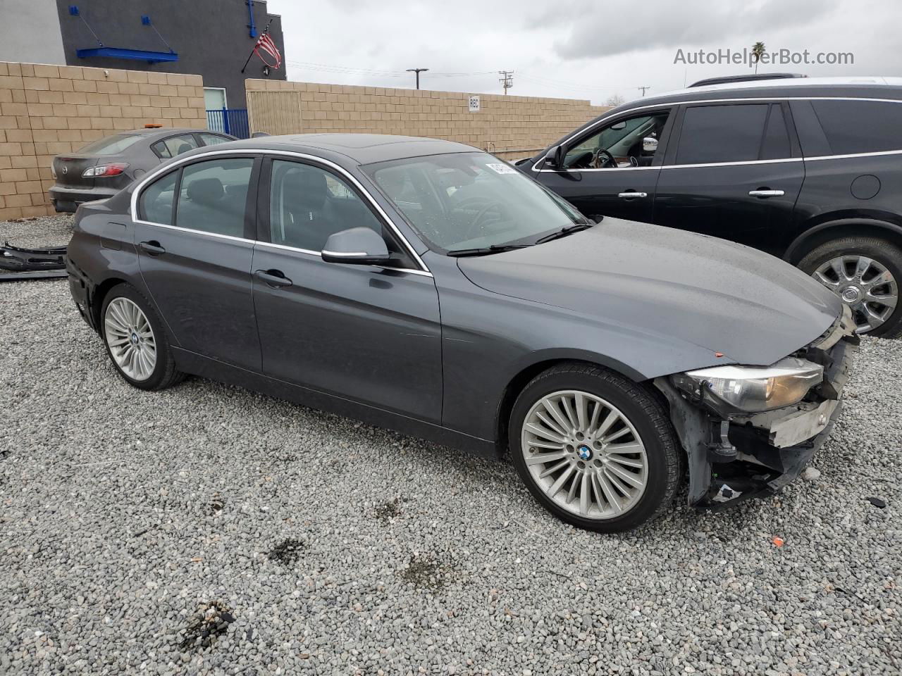 2013 Bmw 328 I Sulev Charcoal vin: WBA3C1C56DF437440