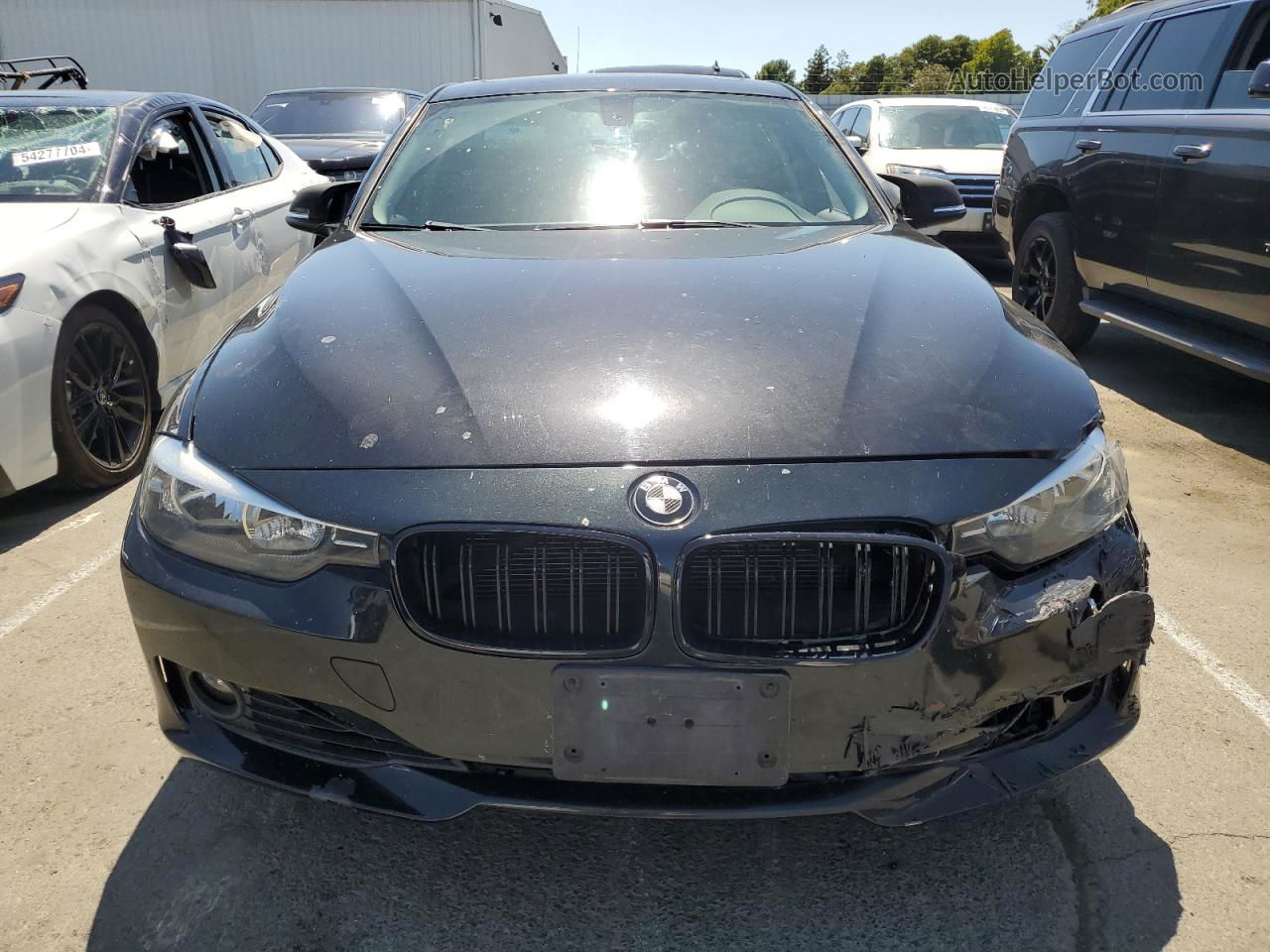 2014 Bmw 328 I Sulev Black vin: WBA3C1C56EK105958