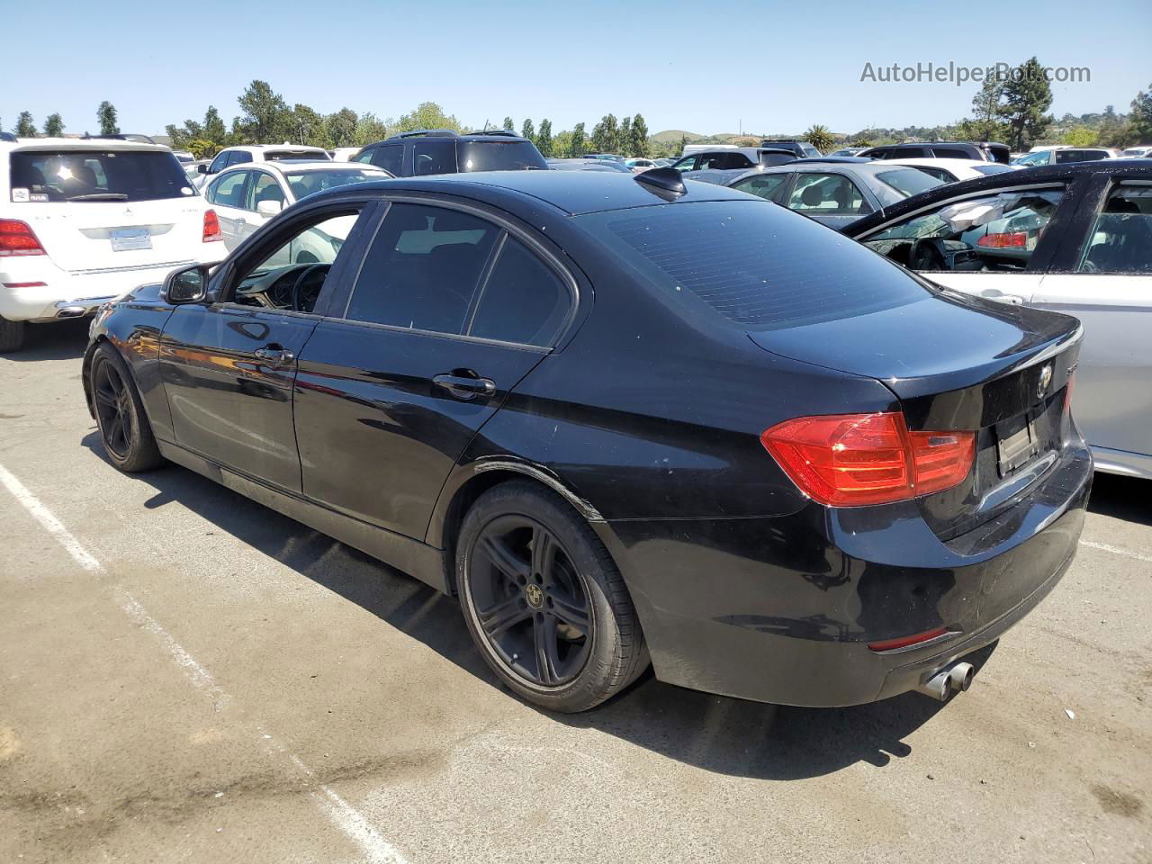 2014 Bmw 328 I Sulev Black vin: WBA3C1C56EK105958