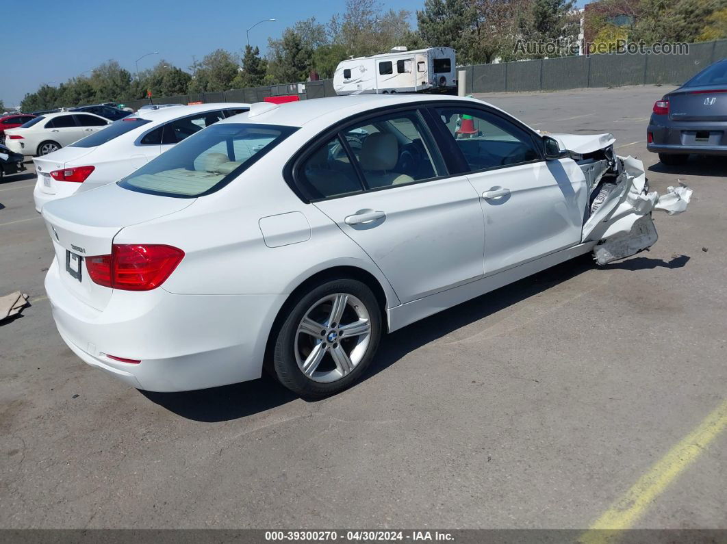 2014 Bmw 328i   White vin: WBA3C1C56EK109640