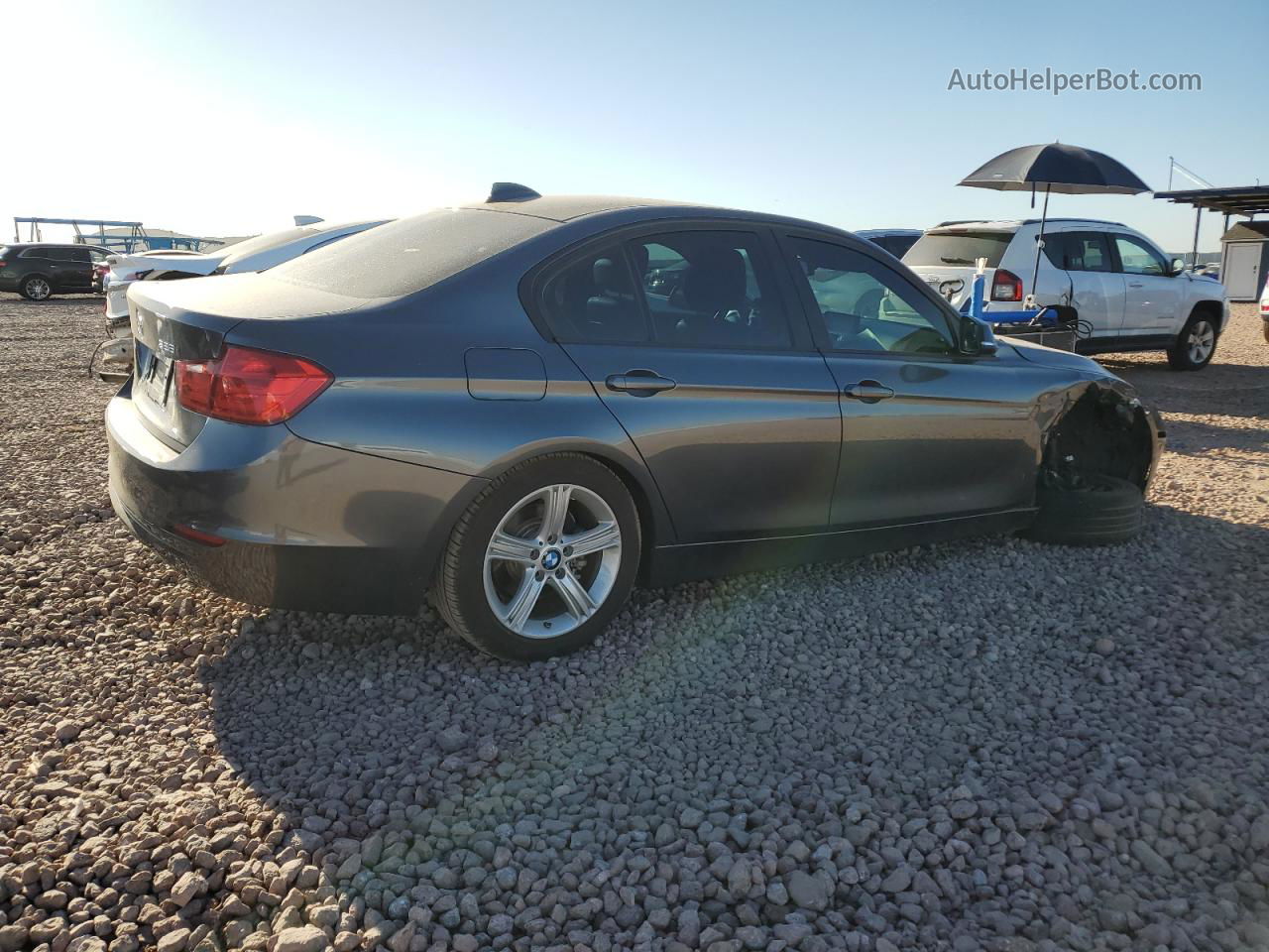 2014 Bmw 328 I Sulev Gray vin: WBA3C1C56EK115292