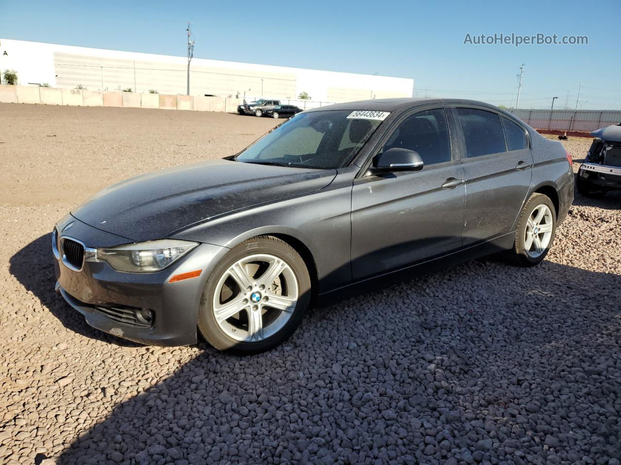 2014 Bmw 328 I Sulev Gray vin: WBA3C1C56EK115292