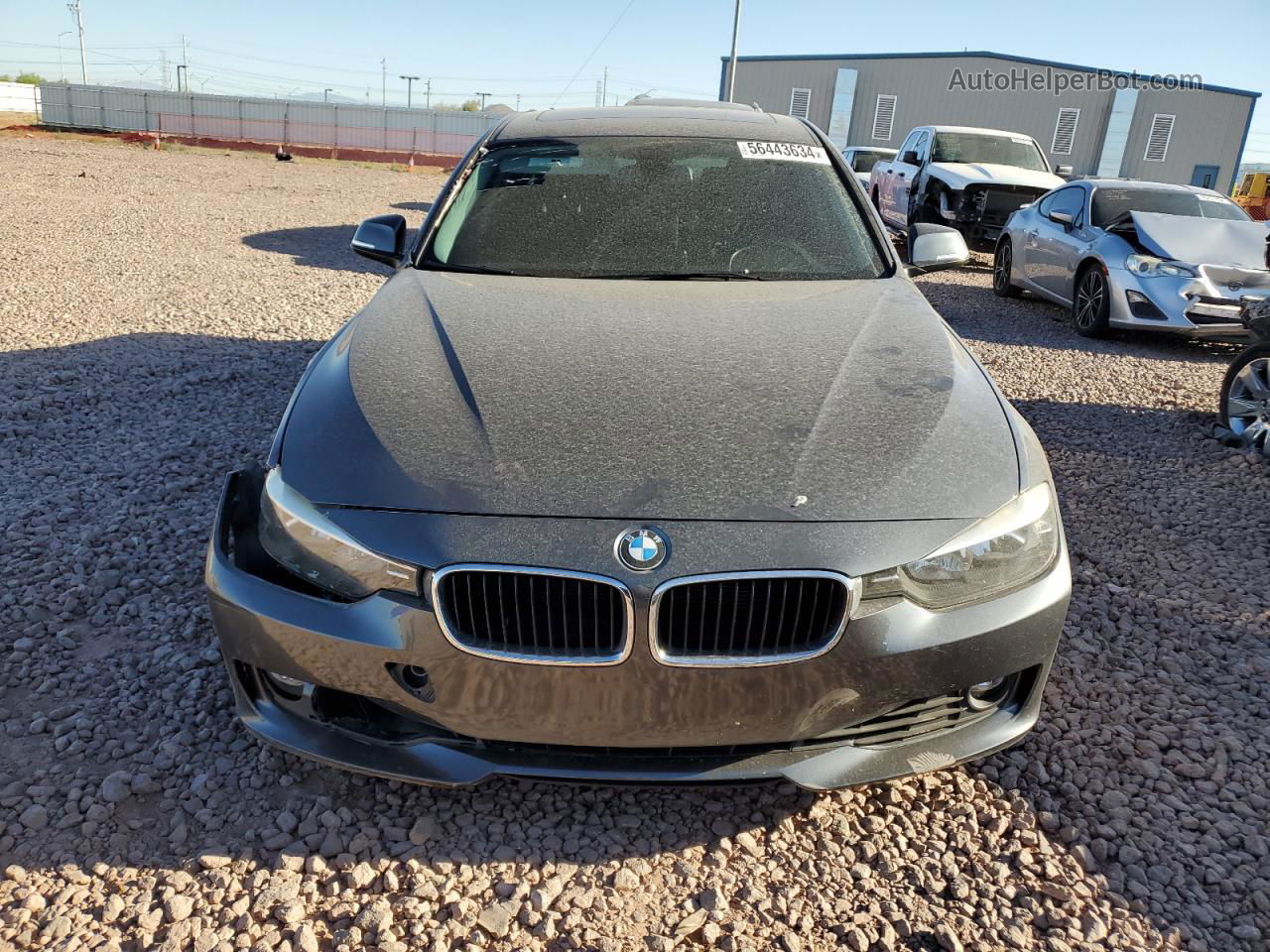2014 Bmw 328 I Sulev Gray vin: WBA3C1C56EK115292