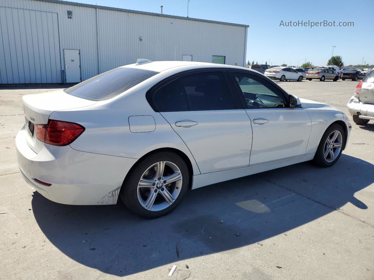 2014 Bmw 328 I Sulev White vin: WBA3C1C56EK116023