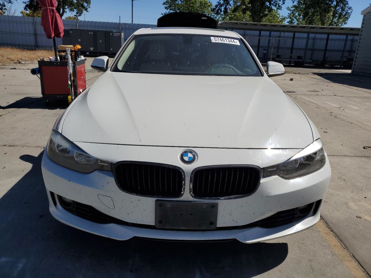 2014 Bmw 328 I Sulev White vin: WBA3C1C56EK116023