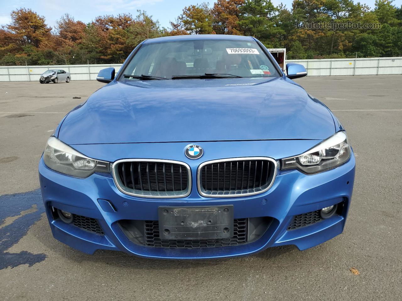 2015 Bmw 328 I Sulev Blue vin: WBA3C1C56FK121384