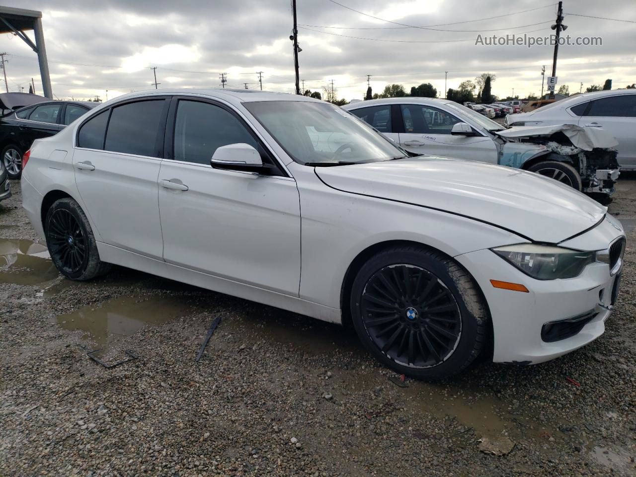 2012 Bmw 328 I Sulev White vin: WBA3C1C57CF430950