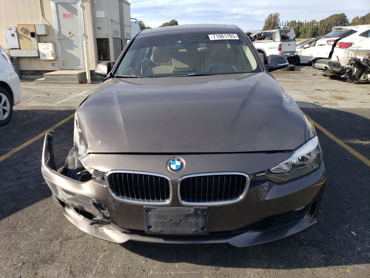 2012 Bmw 328 I Sulev Brown vin: WBA3C1C57CF434464