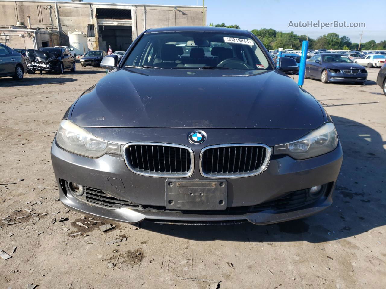 2013 Bmw 328 I Sulev Синий vin: WBA3C1C57DF435907