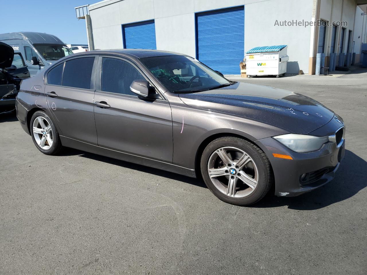 2013 Bmw 328 I Sulev Gray vin: WBA3C1C57DF436801