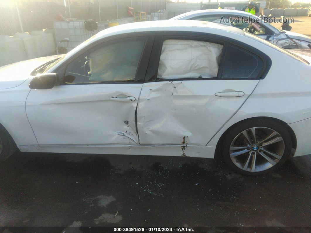 2013 Bmw 328i White vin: WBA3C1C57DF440007