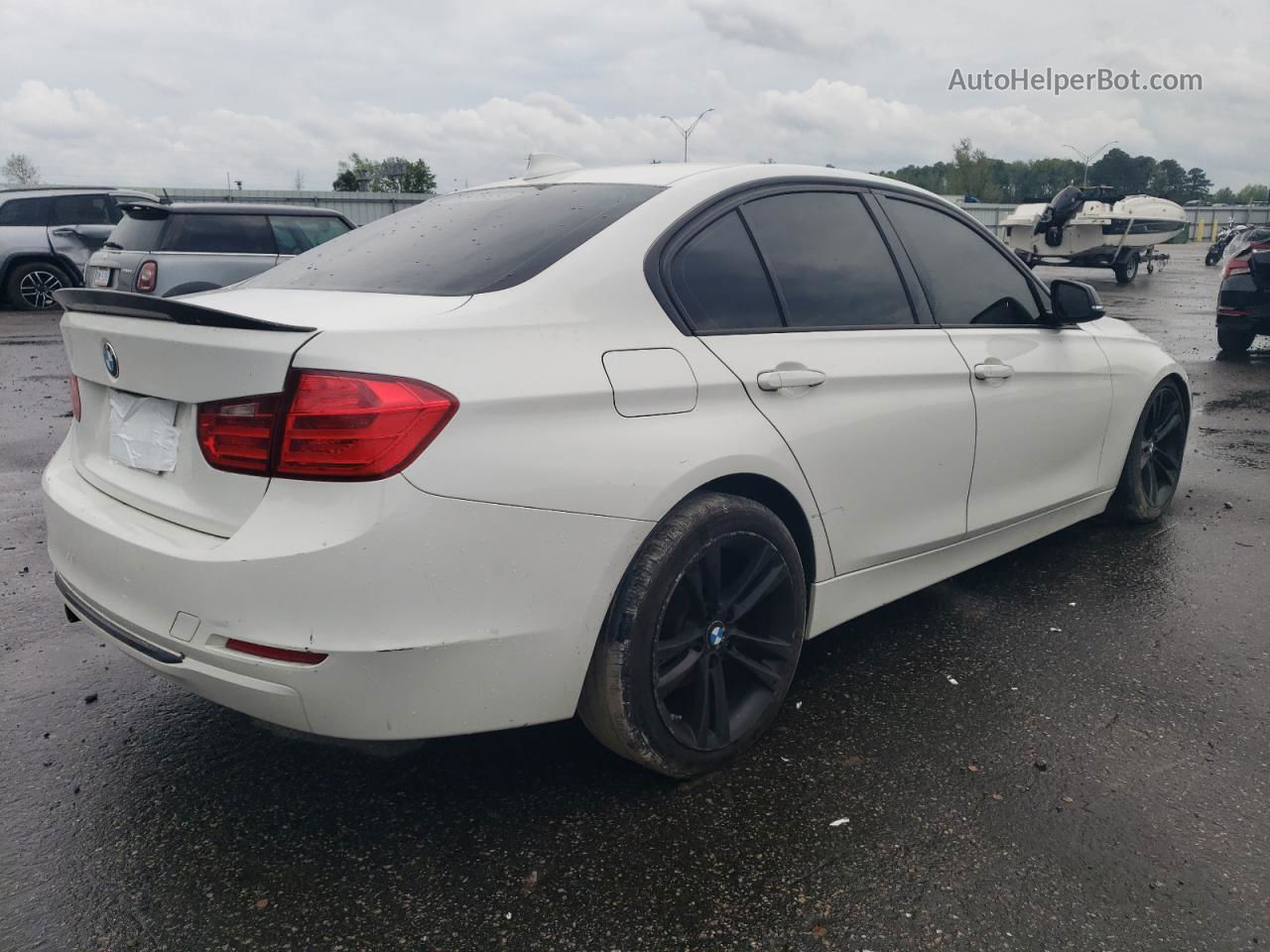 2013 Bmw 328 I Sulev White vin: WBA3C1C57DK104056