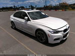 2014 Bmw 3 Series 328i White vin: WBA3C1C57EK106309