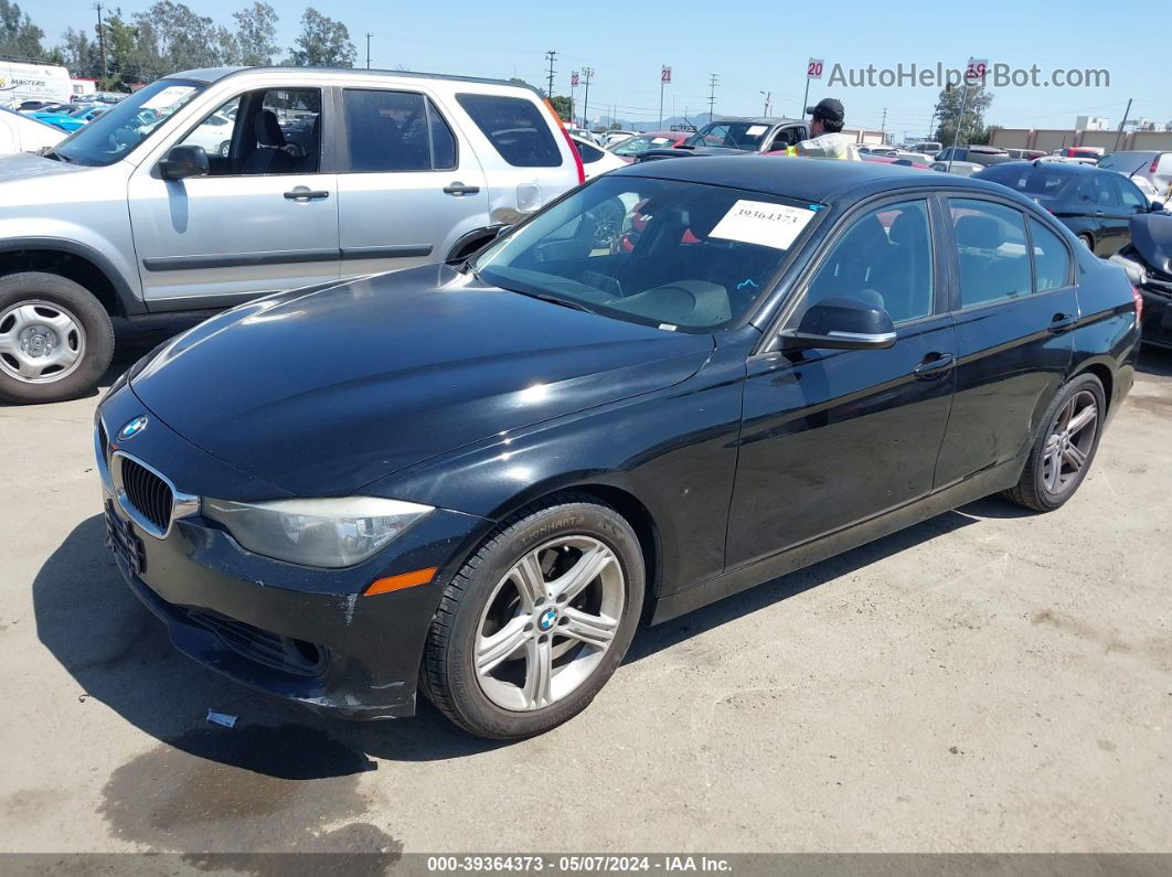 2014 Bmw 328i   Черный vin: WBA3C1C57EK108139